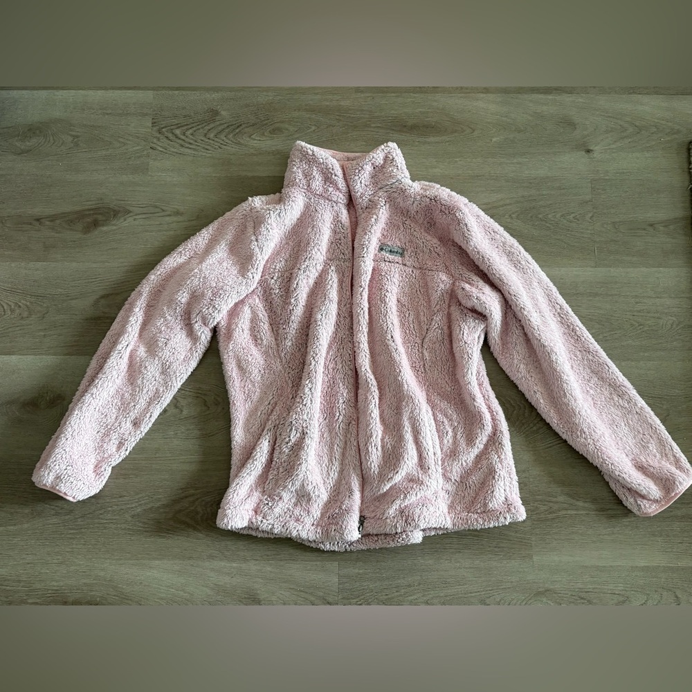 Columbia Soft Pink Fleece Jacket